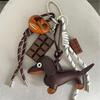 Originelles Nischendesign Dackel-Stil Auto-Schlüsselanhänger Taschenanhänger