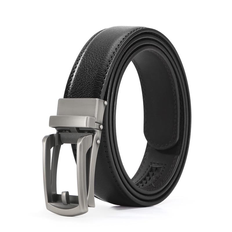 Męski Pasek Wysokiej Jakości z Automatyczną Klamrą - Modny, Prosty i Codzienny Styl