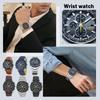 Leather Belt Personality Large Dial Fashion Casual Men's Watch Luminous Men's Quartz Watch