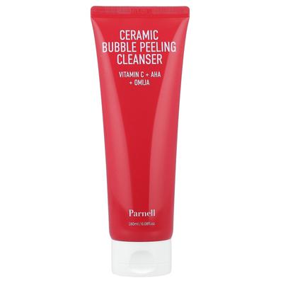 AHA Omija Limpador Peeling Cerâmico com Bolhas, 180ml (6,08 fl oz)