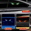 Solar Car Demon Eye Warning Light No Wiring Required Multi Flashing Modes Universal Fit for All Vehicle Night Driving Anti-Collision