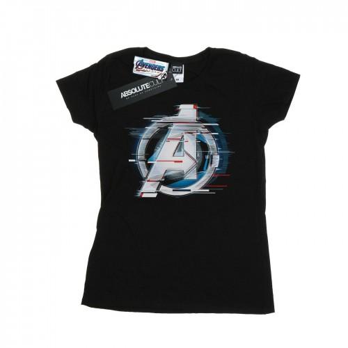 Marvel Womens/Ladies Avengers Endgame Team Tech Logo Cotton T-Shirt