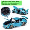 1/24 WELLY Porsche 911 GT3 RS Model de mașină sport din aliaj de jucărie din metal turnat sub presiune, model de mașină de curse, colecție de simulare înaltă, cadou pentru copii