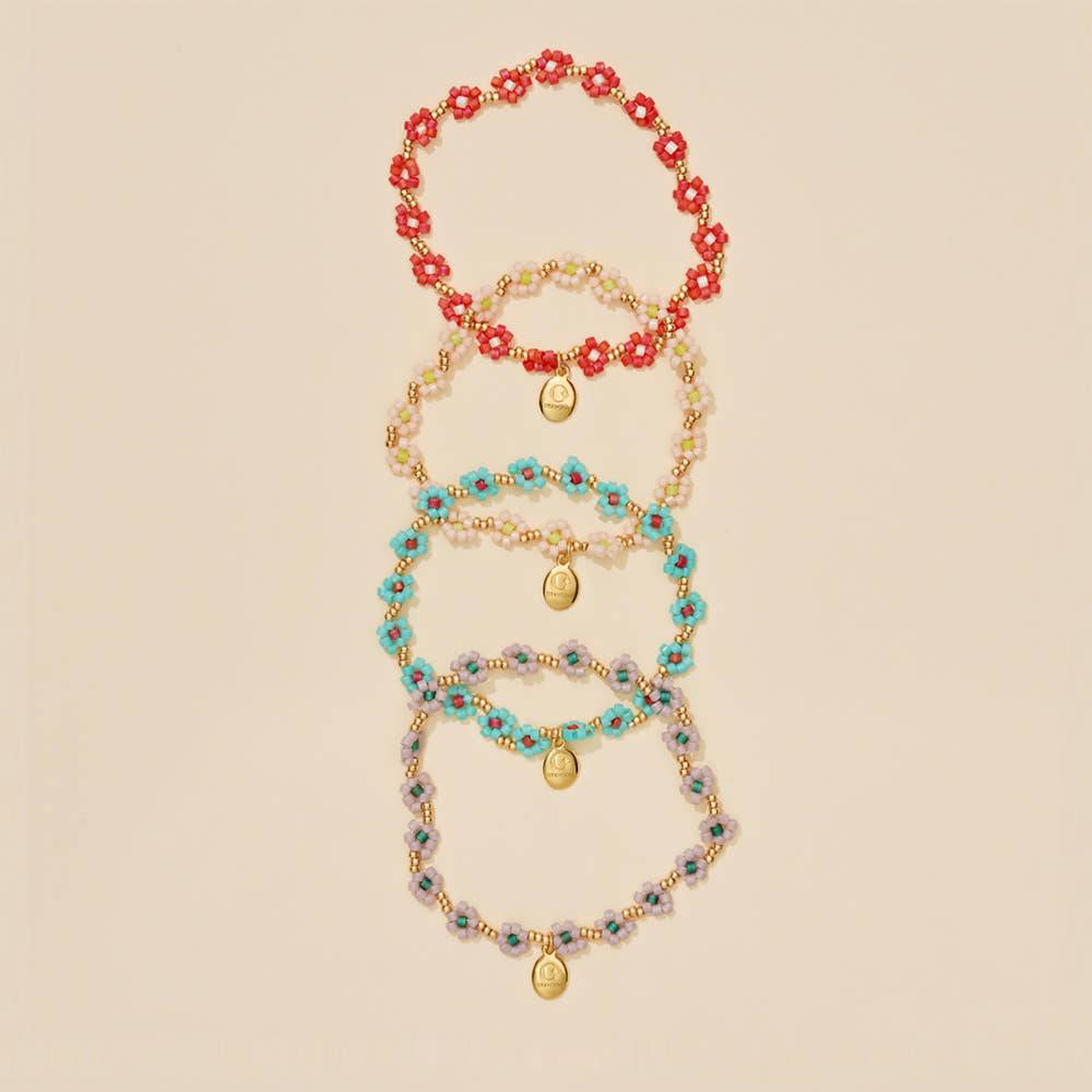 Blossom Bead Bracelet_ 4Colors