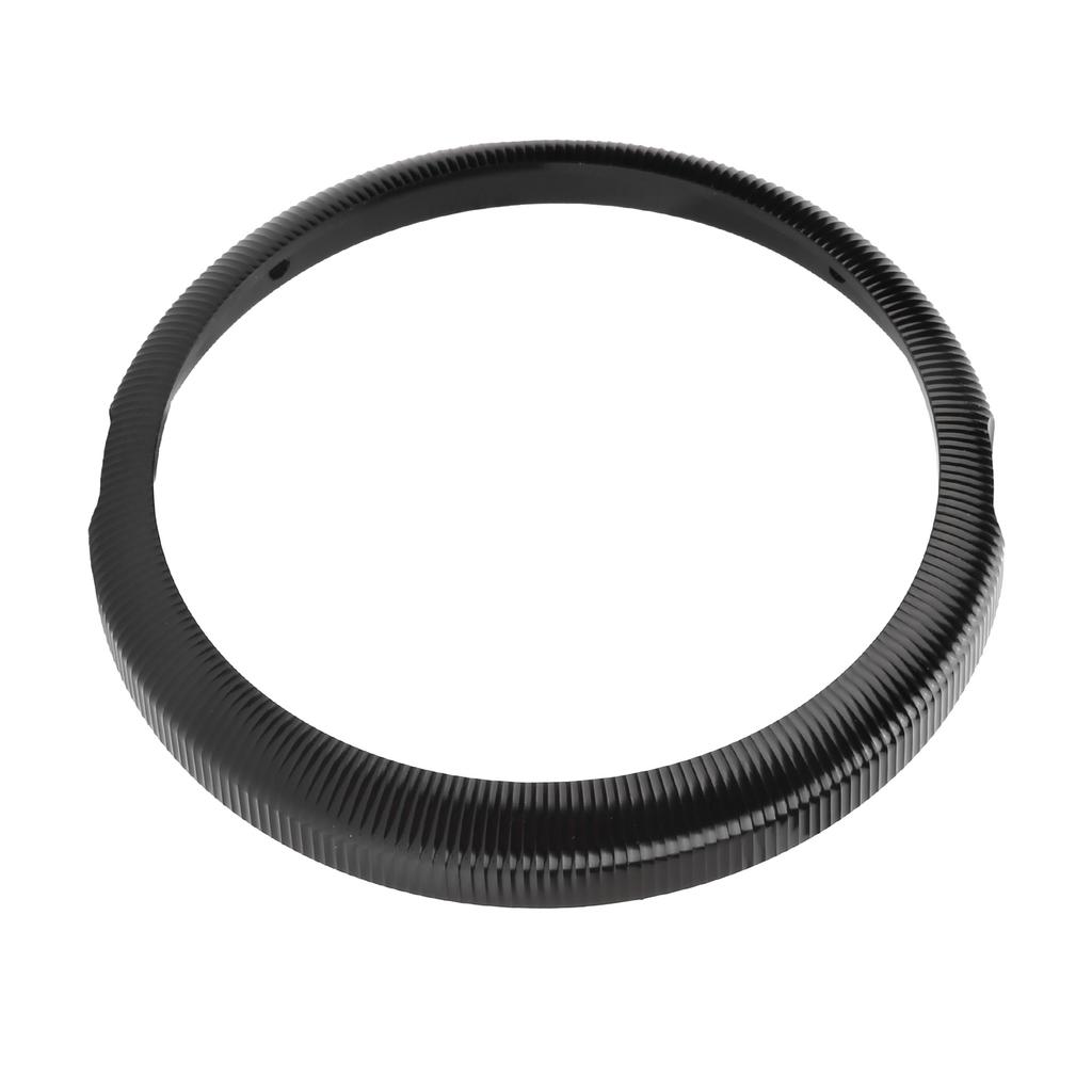 7in Scheinwerfer Zierring Motorrad Scheinwerferschutz Blende Abdeckung Dekoration CNC Aluminiumlegierung Passend für TouringSchwarz