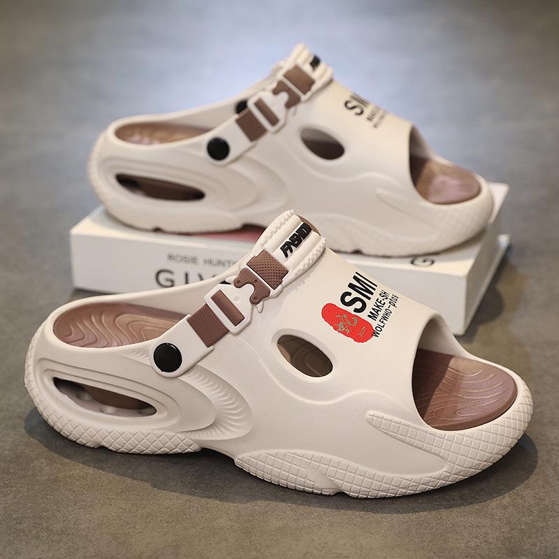 2025 Men s Thick-Soled Height-Increasing Flip-Flops: Non-Slip, Odor-Resistant, Wear-Resistant Outdoor Sports Slippers