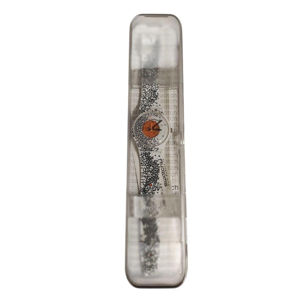 Used [Swatch] Wristwatch ORANGE PUSHER New Gent LISTEN TO ME SUOW167 Genuine Imported Product 7610522800175 [WJ212]