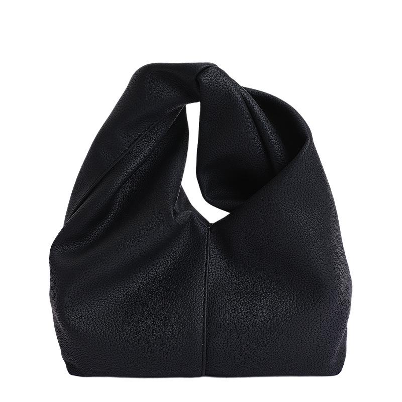 Weiche PU Hobo-Tasche für Damen Schlaffe Tote mit Henkel Kleine Umhängetasche für den täglichen Gebrauch