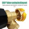 1PCS /2PCS Nozzle Agricultural Atomization Adjustable Nozzle Black Whirlwind Agricultural Sprinkler Head Garden Tool
