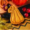 Halloween DIY Cookie Moulds Cartoon Ghost Pumpkin Cat Cookie Stamp Fondant Cake Decoration Tools Hand Pressure Plastic Biscuit