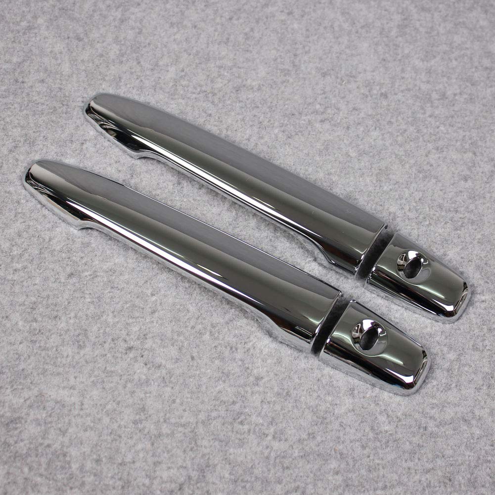 RUIQ Mitsubishi Delica Standard Grade Chrome Outer Door Handle Covers Designed Specifically for the Mitsubishi Delica D5 D5 (Full Coverage) -