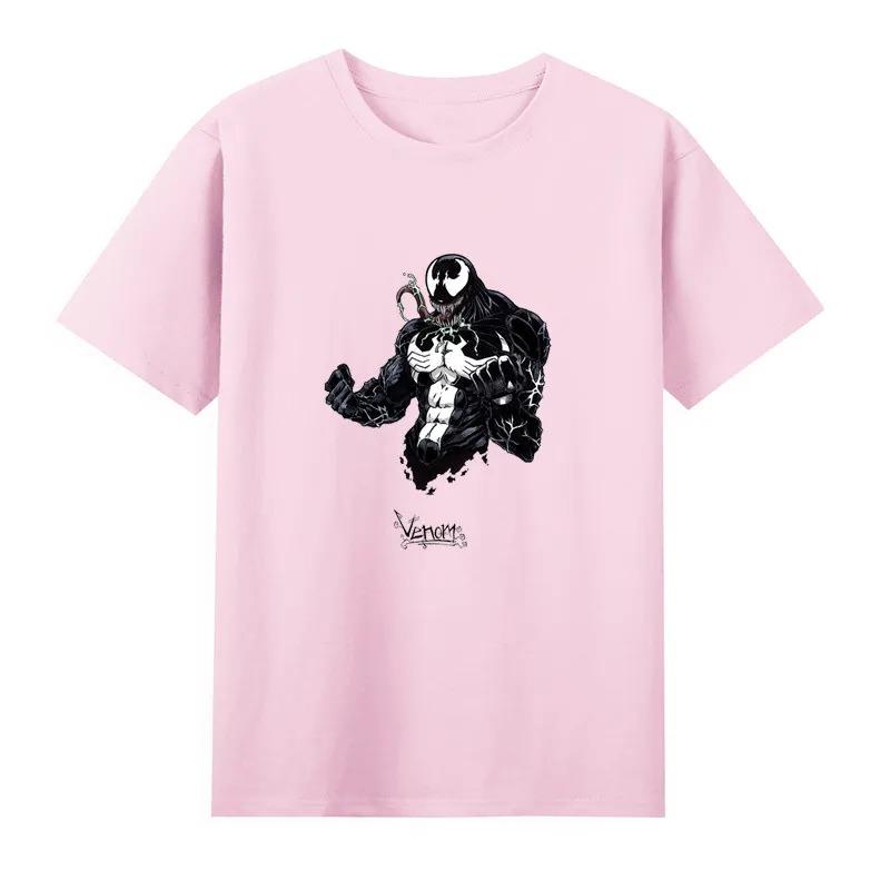 2026 Venom Marvel Peripherieartikel Bedrucktes Kinder-T-Shirt Rundhals Reine Baumwolle Familienkleidung für Eltern und Kinder