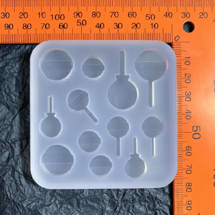 Silicone Quicksand Shaker Filling Mold for DIY Jewelry Making,Pendant,Keychain