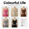Foreign Trade Cross Beauty Back Sports Bra Women Half Fixed Cup Outer Wear All-Match Yoga Vest Tight Slimming Workout Clothes