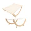Wooden Cat Hammock Foldable Antislip Easy To Assemble Elevated Pet Hammock Bed Furniture for Indoor