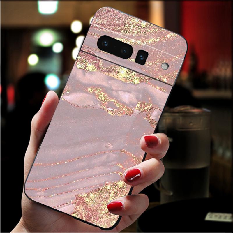 

Phone Case For Google Pixel 10 9 Pro XL 9A 8 7 6 Pro Pixel 8A 7A 6A Pixel 8 7 6 5 Pink rose gold Case Google Pixel 6 Pro