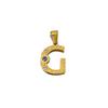 26 Letter Pendant Necklace 18K Pendant Series Ring Gold Color Independent Station Necklace Accessories Jewelry