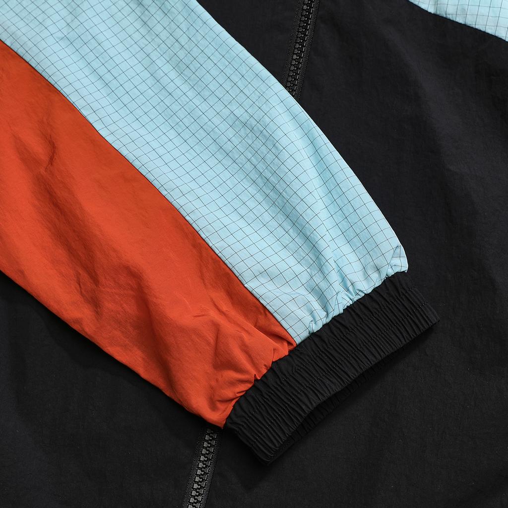 FILA Color Block Casual Woven Jacket Men jackets Black F11M329702F-BK