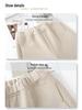 Women's Dark Cashmere Wide-Leg Pants 2024 - Elastic, Loose-Fit, Autumn/Winter Long Trousers