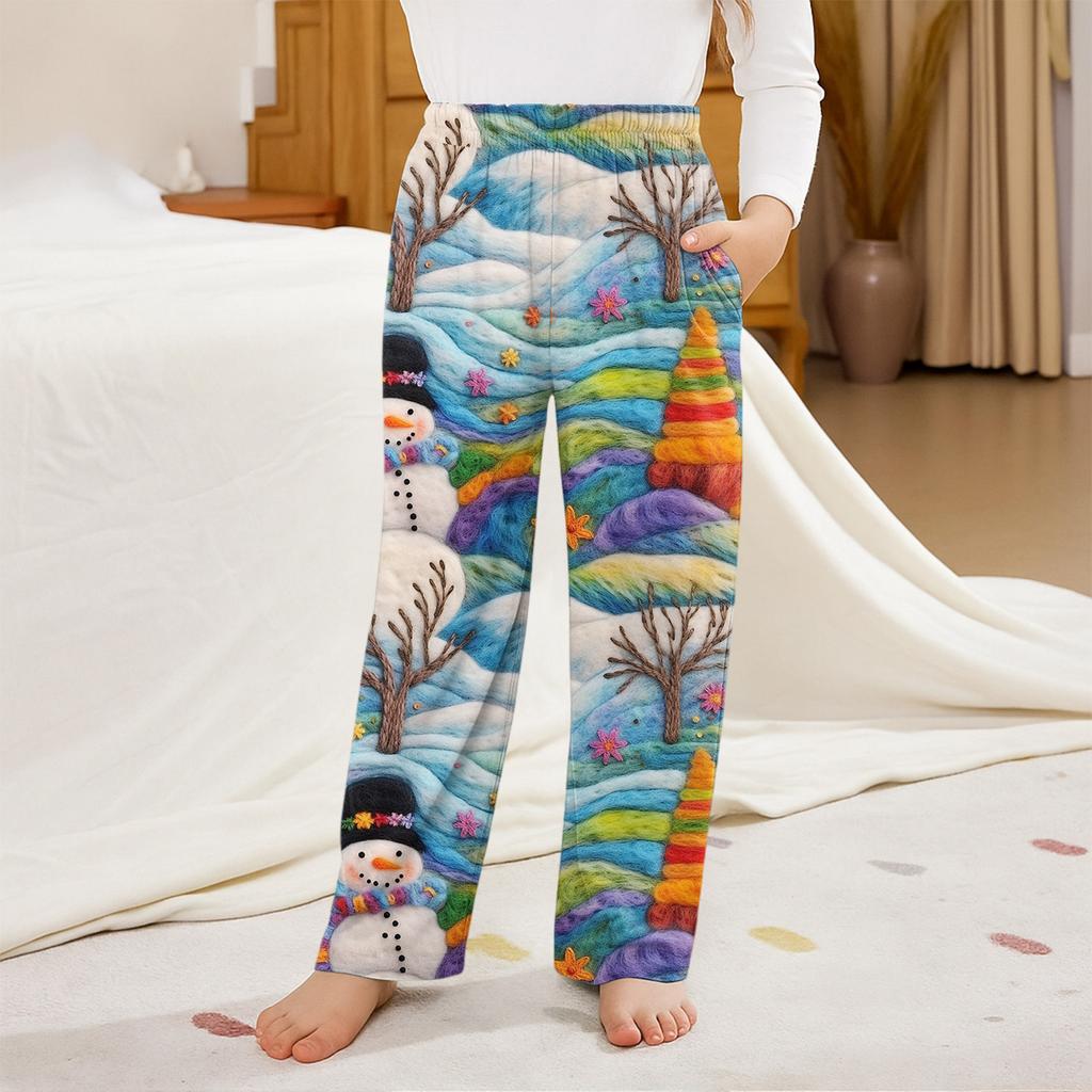 Fashionable Children's Versatile Pocket Sports Casual Pants