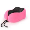 Customizable Memory Foam U-Shaped Travel Neck Pillow