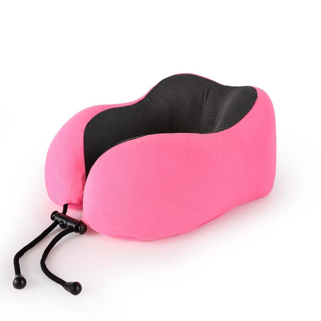 Customizable Memory Foam U-Shaped Travel Neck Pillow