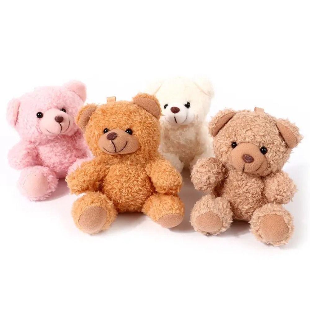Peluche de Oso Animal Oso Pequeño Llavero Animales de Peluche Colgante de Bolso de Oso Niños y Niñas