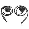 2Pcs Car Rear Shelf Straps Ball Holding Cord Vehicle Tailgate Lanyard Trunk Storage Package Tray Lid Rope Nylon Sling for MK6
