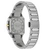 Gucci YA166503 G-Flat Silbernes Zifferblatt Damenuhr