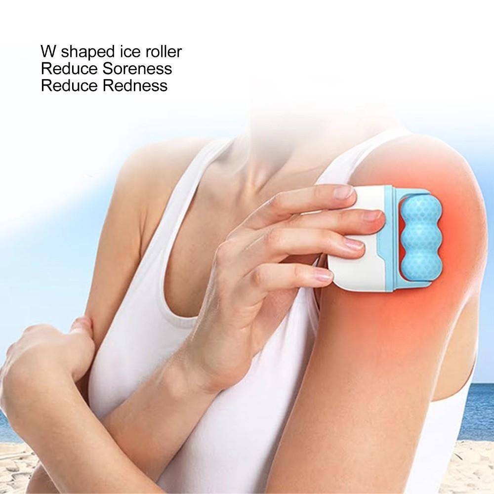 Multi-Functional Double Head Ice Rollers 2 In 1 Facial Massager Gifts Double Roller Ice Massage