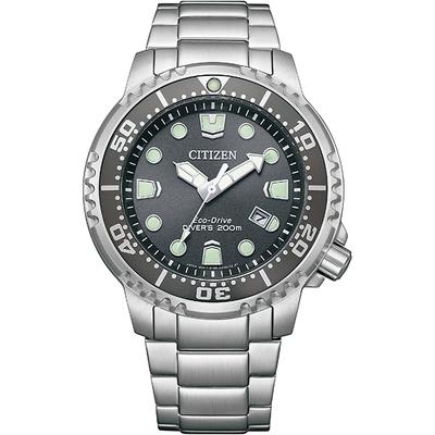 Чоловічий BN0167-50H ( Дивитися PROMASTER MARINE Series Eco-Drive Diver200m) Круглий годинник срібний