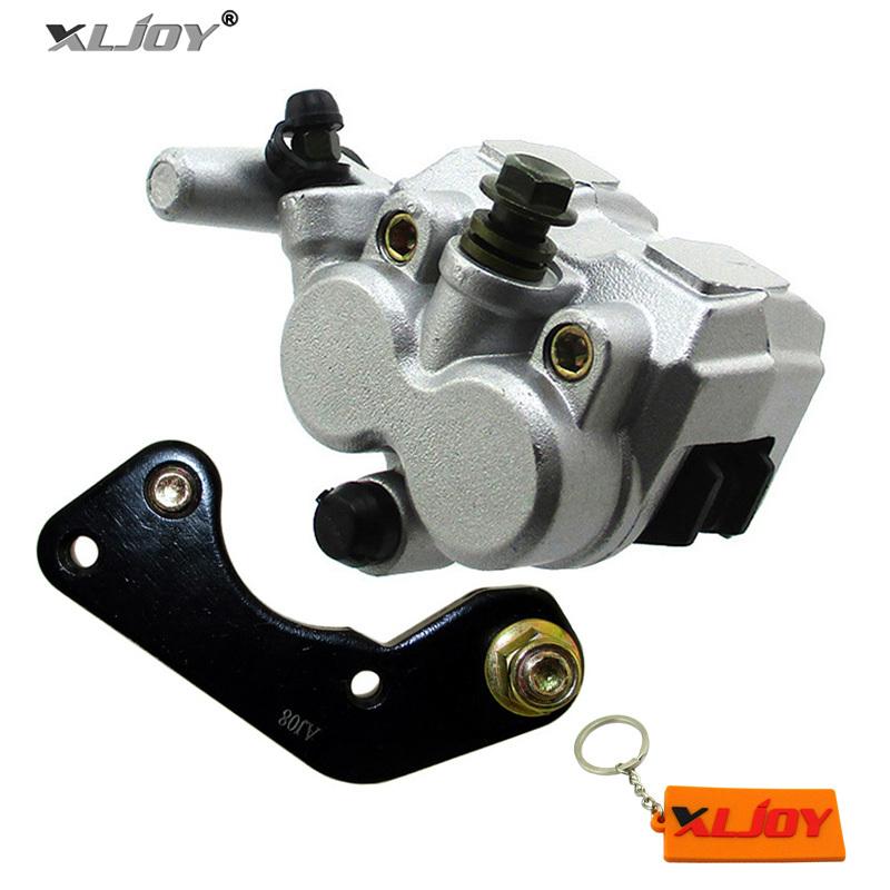 XLJOY Twin Piston Front Brake Caliper 51mm For Chinese Pit Bikes Models of DNM Hornet Forks,Marzocchi Shiver Style Forks