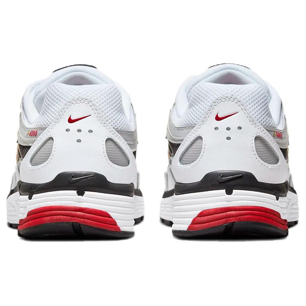 Nike P-6000 Platinum Varsity Red Unisex Sneakers White Metallic-Platinum CD6404-102