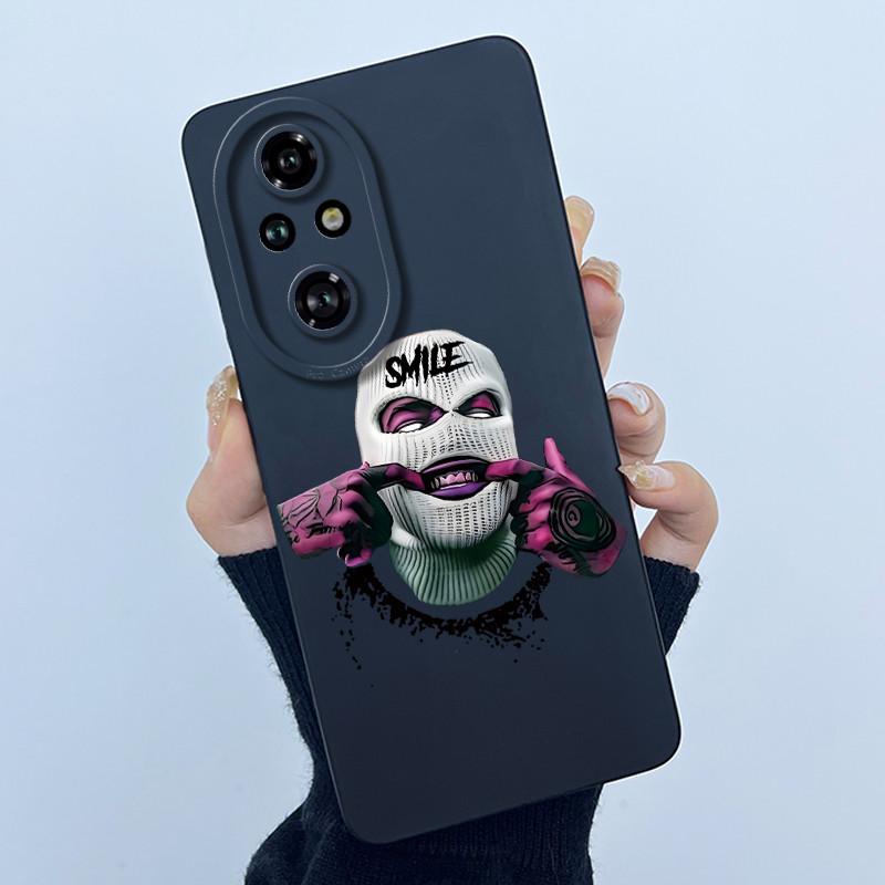 Cartoon Case For Honor 200 100 Honor200 Honor100 Pro Lite 5G Liquid Silicone Camera Lens Protector Phone Case Soft Back Cover