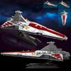 Non-Toxic 960Pcs Space Battleship Building Blocks Spaceship Defense Ship Moc Model Bricks Kits Desktop Decoration Kids Toys Birthday Gifts