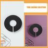 10Pcs Plastic Closet Size Dividers Round Hanger Labels for Clothes Rack Organization Wardrobe Hanger Separators