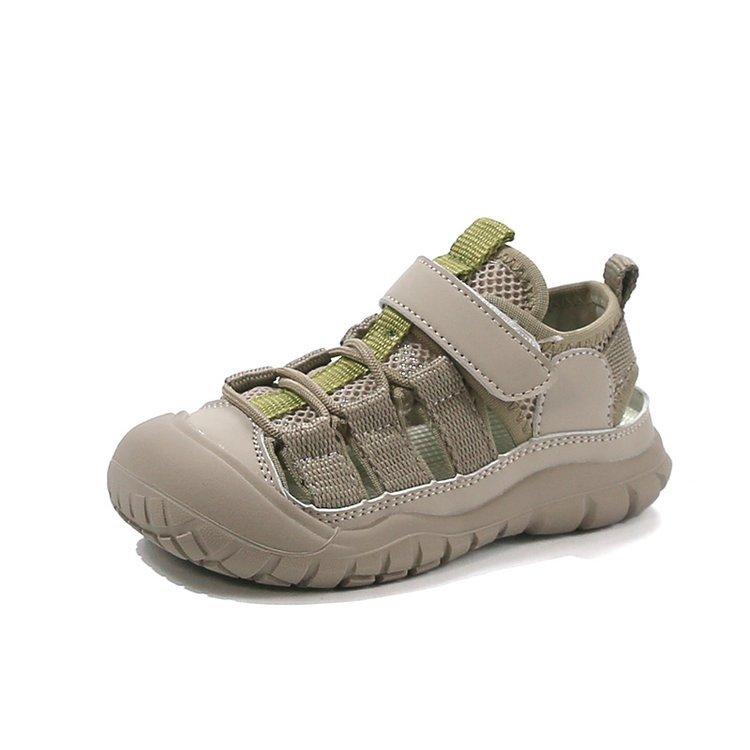 Girls shoes Children's traceability princess sandals 2025 summer summer new girls bag head soft sole single shoes sports