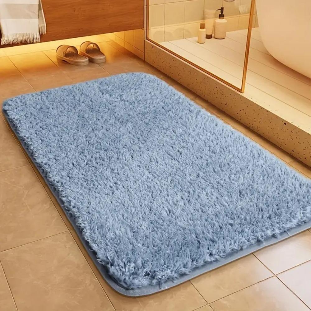 Kalınlaştırılmış Banyo Kaşmir Paspas Banyo Kaymaz Halılar Lavabo Küvet Zemin Halısı Duş Odası Paspası Hafızalı Köpük 3D Ped