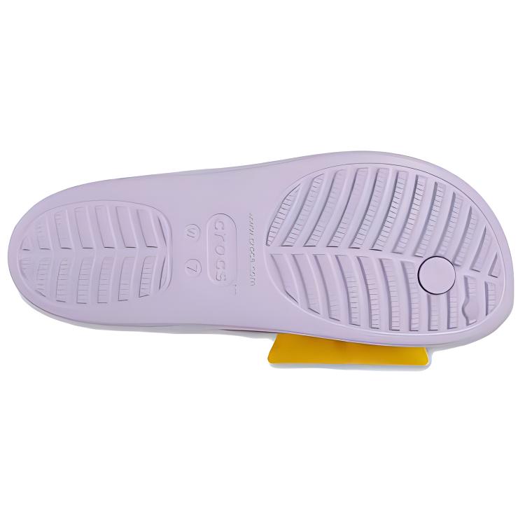 Crocs Classic Cloud Bow Flip Flops Women Footwear Purple 210182-530