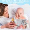 Libro in Stoffa Morbida per Bambini con Pagine Tattili - Carino Libro Sensoriale per Neonati 0-6, 6-12 e 12-18 Mesi con Carta Stropicciata Regalo per Neonato