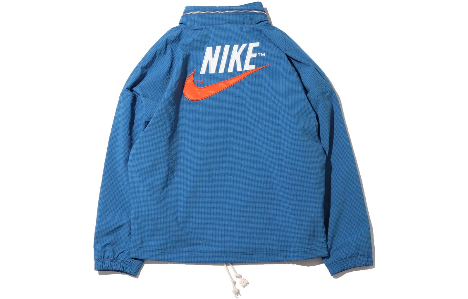 Nike Jackets Men s Blue Stand Collar Moderate Other DM5286-407 M