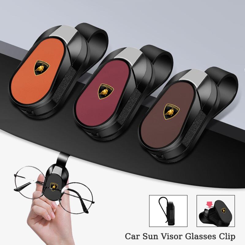 Universal Multi-Function for Car Visor Sunglasses Clip Glasses For Lamborghini LP570 LP610 Urus LP700 LP770 Gallardo Aventador odi2