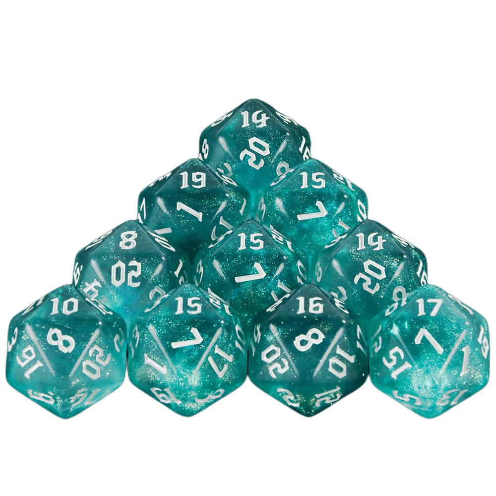 20 Sided DND Multi-Side Dice Set 10pcs D20 Polyhedral Dice for Party Kid Toys Board Game Accessories