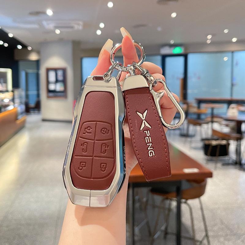 Xiaopeng X9 Key Cover: Metal & Leather for 25 Models, Fits G3, P5, G6, P7i, G9