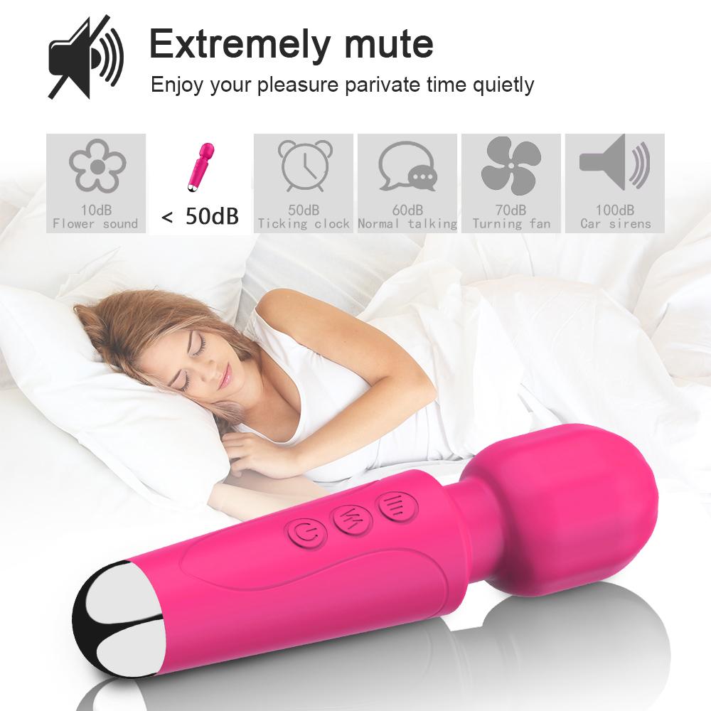 Adults Masturbator Clitoris Stimulator Vibrators Magic Wand Vibrator Sex Toys for Women Powerful Body Massge