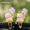 Pinwheel Paradise Tie-Up Doll: Cute Electric Car, Bicycle, Motorcycle, and Stroller Decoration
