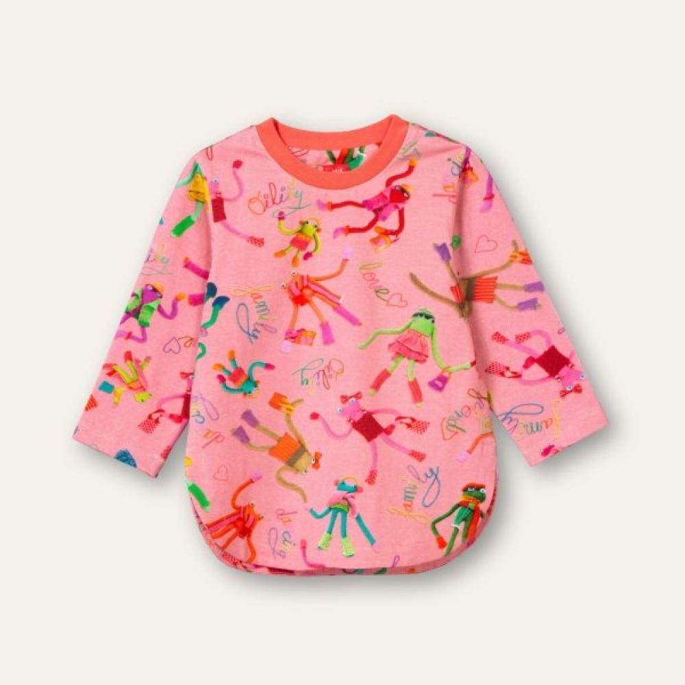 

Oilily Kids PaTTern T shirT okdfeTs016a pink (39)/140 (ages 9 to 10)