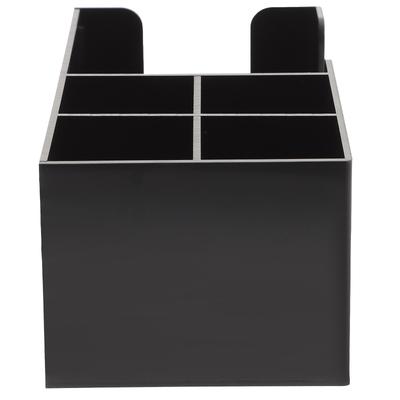 Organizador de Estación de Café Caja de Almacenamiento de Escritorio Acrílica Para Encimera Cafetería Casera Portasobres de Té Contenedor para Bolsitas de Azúcar Pajitas