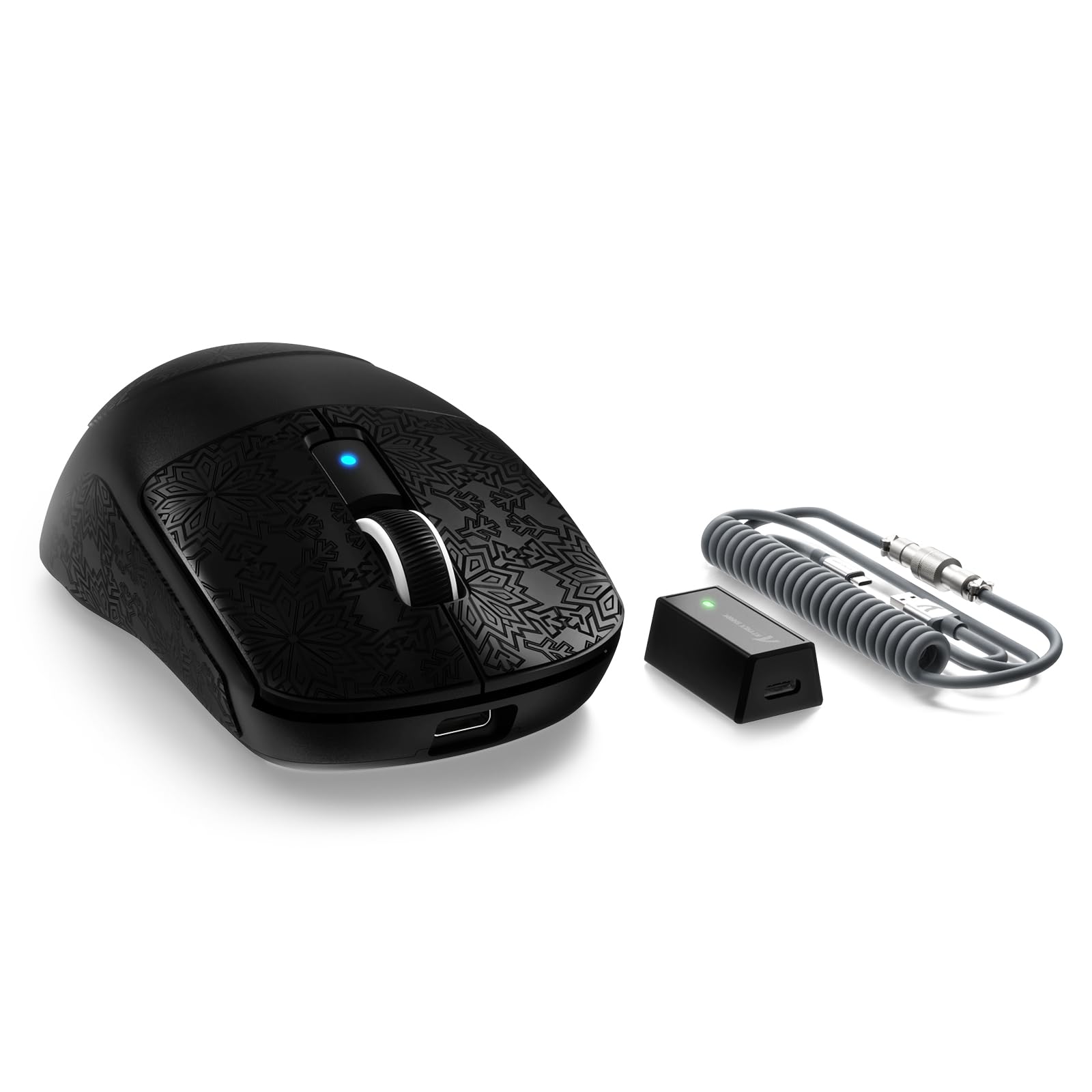 

ATTACK SHARK x MAMBASNAKE R6 39г Надлегка ігрова 8000 Гц Опитування PAW3950MAX Nordic52840 8K 42000 Японська Сумісна з Mac Linux Миша, Частота, чорний