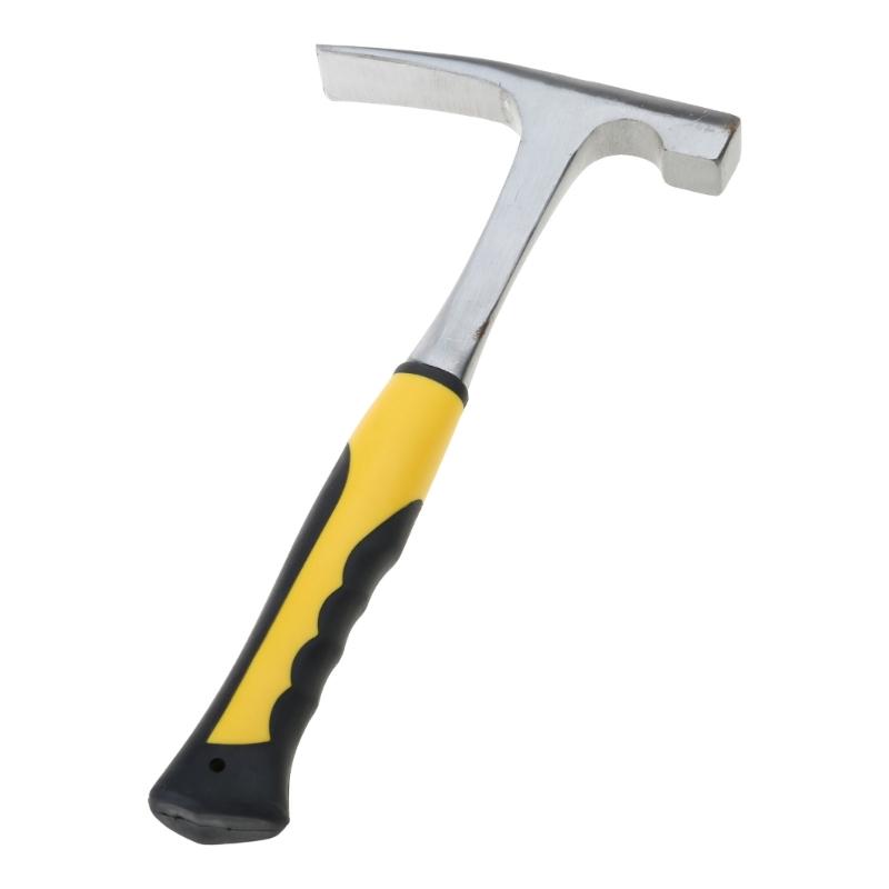 Rock Pick Hammer Brick Hammer Steel Geologist's Hammer Used For Mining & Geological Exploration Manual Hand Tool
